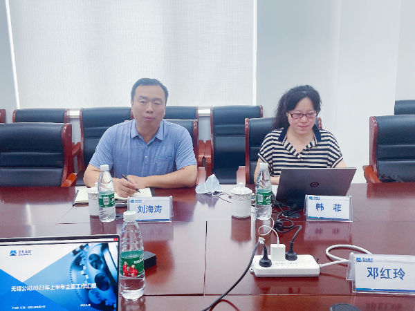 黨委副書記、總經理劉海濤赴無錫公司開展主題教育調研